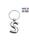 Metal Letter Keychain - Letter S