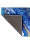 Amethyst Series Blue Themed Marbled Design Patterned Woven Base Modern Decorative Carpet Ametist80 - 5