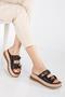 321 -Elegant Buckle Detailed Orthopedic Slippers - 2