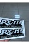 Motorcycle Stocker Side Cover Label Drop Sticker with Rx 115 Logo (Inflatable Label) - 2