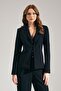 Patterned Fabric Black Women's Suit 80059-2K5 - 5