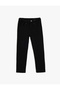 Straight Leg Black Boy's Sweatpants 5Wkb40139Tk