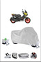 Aprilia Srgt125 Lock Compatible Waterproof Durable Motorcycle Canvas-Gray