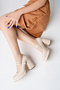 Women's Skin Double Strap Platform Heeled Shoes - 3