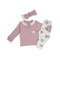 Baby Girl 6 / 18 Months Heart Cloud Printed Set - 4