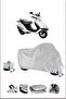 Honda Spacy125 Lock Compatible Waterproof Durable Motorcycle Canvas-Gray