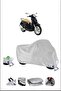 Aprilia Scarabeo200 Lock Compatible Waterproof Durable Motorcycle Tarpaulin-Gray