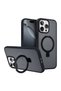 Apple iPhone 15 Pro Case Magsafe Compatible Shock Absorbing Matte Luxury Cover with Stand Tb-03
