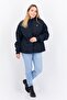 Women Brand Logo Quilted Jacket, Dark Navy - 4