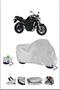 Yamaha Fz6 Lock Compatible Waterproof Durable Motorcycle Canvas-Gray