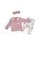 Baby Girl 6 / 18 Months Heart Cloud Printed Set - 3
