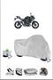 قفل Kawasaki Z500 متوافق مع غطاء دراجة نارية متين مقاوم للماء - رمادي