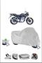 قفل Falcon SPORT100LUX متوافق مع دراجة نارية مقاومة للماء ومتينة - رمادي