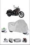 قفل Kawasaki VN900 متوافق مع غطاء دراجة نارية متين مقاوم للماء - رمادي