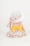 Sweet Lemon Print Baby Girl Dress with Hat and Bow - 4