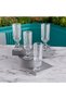 Set of 6 Crystal Glass Coffee Water Glass Goblet Mug - 2