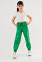 Girl's Leather Pants with Elastic Cuffs 2533 - 2