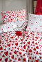 Love 100% Cotton Double Trim Double Sided Duvet Cover Set - 3