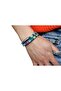 Ethnic Motif Fabric Wrap Bracelet – Elegance and Color Pinch - 4