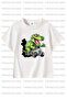 Surf Printed 3 Pack Unisex Black-White Kids T-Shirt - 4
