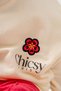 Organic Baby Girl's Floral Embroidered Seasonal 2-Piece Bottom Top Tracksuit Set - 5