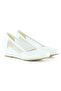 Evelyn White Mesh Wedge Heeled Shoes - 4