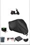 قماش القنب للدراجات النارية المقاوم للماء بقفل متين من Black Falcon Style50