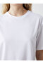 White Crew Neck Women's T-Shirt - 3