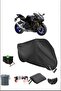 قماش القنب الأسود للدراجات النارية المتوافق مع قفل متين من Yamaha Yzfr1m