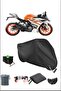 قماش القنب الأسود KTM 125rc المتين المتوافق مع قفل الدراجة النارية المقاوم للماء