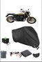 Black Kawasakı Z900Rs Durable Lock Compatible Waterproof Motorcycle Tarpaulin
