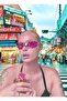 Millennium Y2K Unisex Design Pink Sunglasses - 2