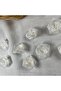 20 Pieces White Salmon Tulle Flower Tulip Decorative Decoration - 2.5 cm Width