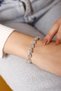 Zircon Stone Silver Color Jewelry Set with Teddy Bear Keychain Boxed Gift Product Gift for Lover - 5