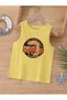 Cartoon Character Printed Sleeveless Children's T-Shirt