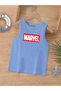 Cartoon Character Printed Sleeveless Children's T-Shirt