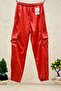 Single Pocket Cargo Leather Trousers