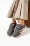 Children's Lace-Up Single Velcro Flexible Lightweight Faux Leather Unisex Sneaker Comfortable Sports Shoes - 3