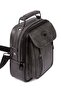 Men's Gray Vegan Leather Daily Adjustable Cross Strap Shoulder and Hand Bag with Phone Compartment