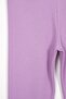 Ribbed Lilac Color Girl's Tights - 2