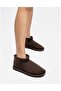 Mini Size Suede Ankle Boots with Fur Inside Flat Sole Women's Shoes with Novelty Style - 5