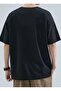 Men's White Cotton Crew Neck Basic T-Shirt - 2
