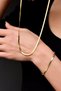Women's Necklace & Bracelet 316 L Steel Vip Series Antiallergic Tarnish Free Italian Chain Necklace (45cm +7 cm - 3