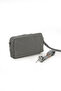 Crinkle/Clinkle Waterproof 4 Zipper Thick Shoulder Strap Mobile Phone Carrying Hand Bag Wallet Gray 1215 - 3