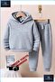 Hooded Children's "Mecquin Back Print" Printed Tracksuit Set - 2