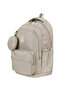 Large Size Luxury Satin Water Repellent Fabric Backpack Junior High School and High School Bag - 4
