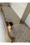 New Luxury Runner Living Room Coffee Table Table Cover Set French Laced Dowry Set Cappuccino 5 Pieces - 2