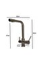 Inox Colorful 3 Way Hot-Cold- Purification Kitchen Sink Faucet with Water Inlet 2 Year Warranty - 4