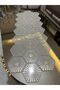 New Luxury Runner Living Room Coffee Table Table Cover Set French Laced Dowry Set Cappuccino 5 Pieces - 3