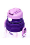 Water Bottle 600ml wt straw - Purple - 3